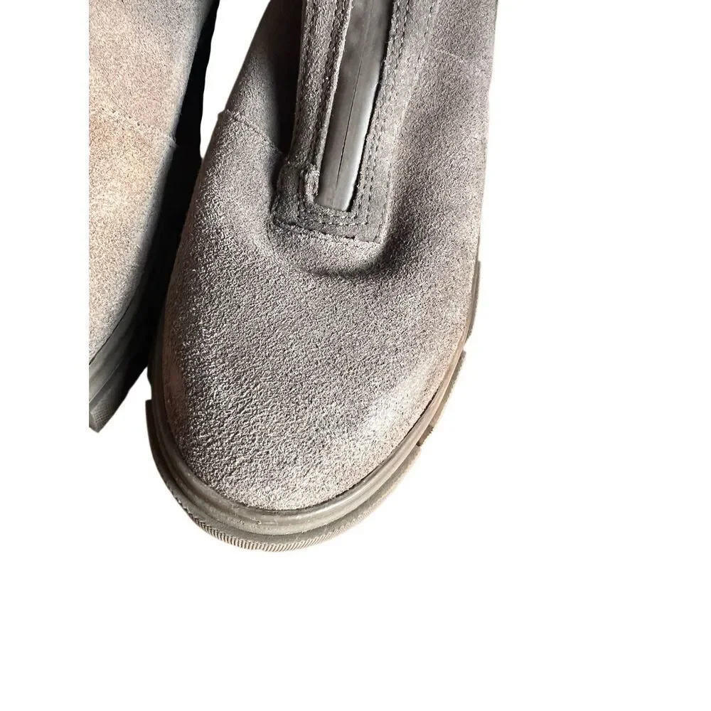 Blondo Plaka Waterproof Faux Fur Boot Dark Taupe Bootie, Size 7